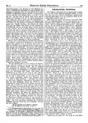 Schulpolitische Rundschau