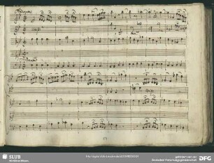 Aria: Numi se giusti siete [1. Fassung]