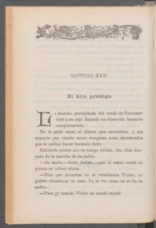 Capítulo XXXI - El hijo pródigo