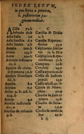 Catalogus legum antiquarum : una cum adiuncta ... interpretatione