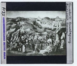 Eyck (nach), Landschaft mit Kreuztragung (Budapest, SM 2531)