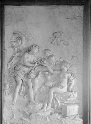 Innendekoration des Marmorbades — Die Vermählung von Bacchus und Ariadne