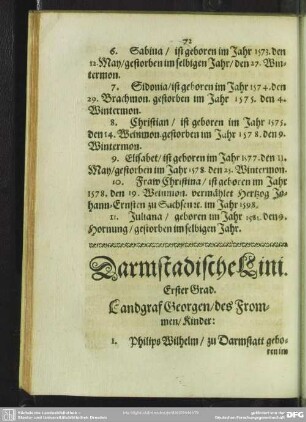 Darmstadische Lini
