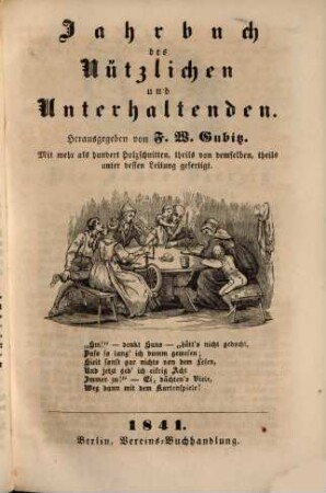 Jahrbuch des Nützlichen und Unterhaltenden. 7. 1841