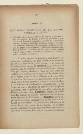 Lección 10. Industrias derivadas de los reinos vegetal y animal