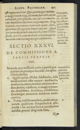 Sectio XXXVI.