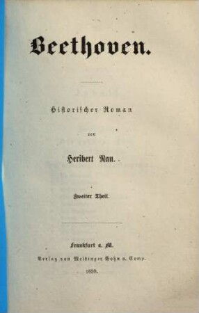 Beethoven : historischer Roman, 2