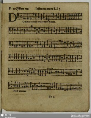 V. Domine exaudi