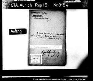 Sitzungsprotokolle der Esenser Deich- und Sielacht