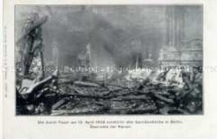 Berliner Garnisonkirche nach dem Brand