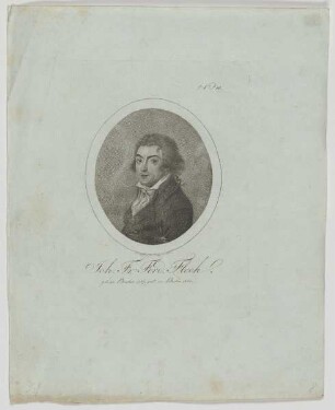 Bildnis des Johann Friedrich Ferdinand Fleck
