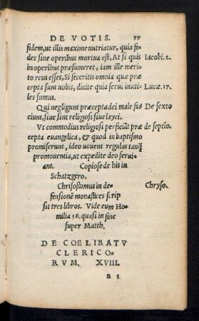 De Coelibatu Clericorum. XVIII.