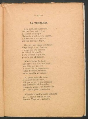 La venganza