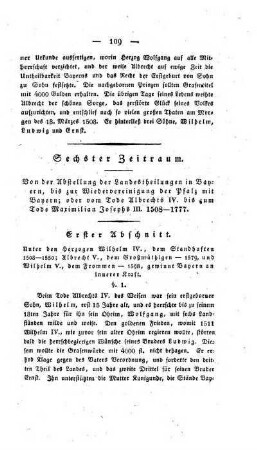 Sechster Zeitraum