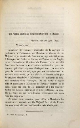 Lebenserinnerungen und Briefwechsel, 2