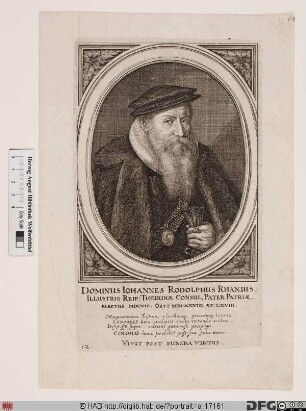 Bildnis Johann Rudolf Rahn d. Ä.