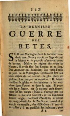 La derniere guerre des bêtes ...