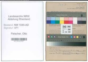 Entnazifizierung Otto Fleischer , geb. 03.10.1901 (Arbeiter)