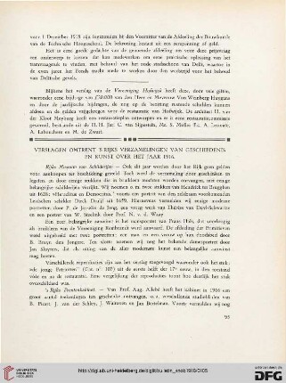 2.Ser. 11.1918: Verslagen omtrent 'S Rijks verzamelingen van geschiedenis en kunst over het jaar 1916
