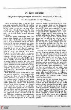 N.F. 8.1928 S. 126: Die Hexe Urhixidur : (ein Fries in Schwarzpapierschnitt mit unterklebten Buntpapieren, 6. Schuljahr), eine Gemeinschaftsarbeit