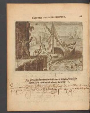 46. Emptoris iustissimi exemplum.