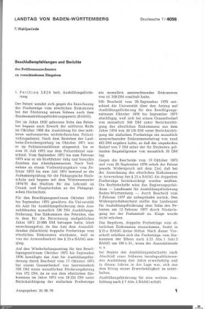 Drucksachen 4056-4275: Anträge, Anfragen, Gesetzentwürfe