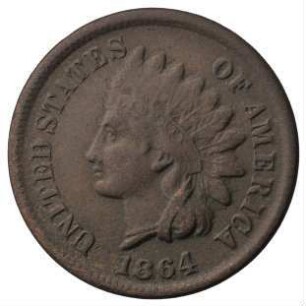 Münze, 1 Cent, 1864