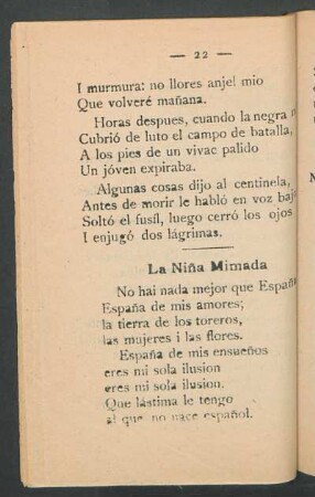 La Niña Mimada