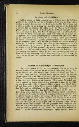 Vorbildung und Fortbildung
