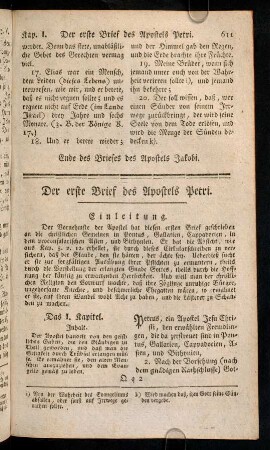 611-620, Der erste Brief des Apostels Petri