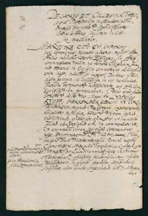 Testimonium theologicum et ordinatioris für den hzgl. Stipendiaten Mag. Ludwig Ruoff aus Herrenberg.