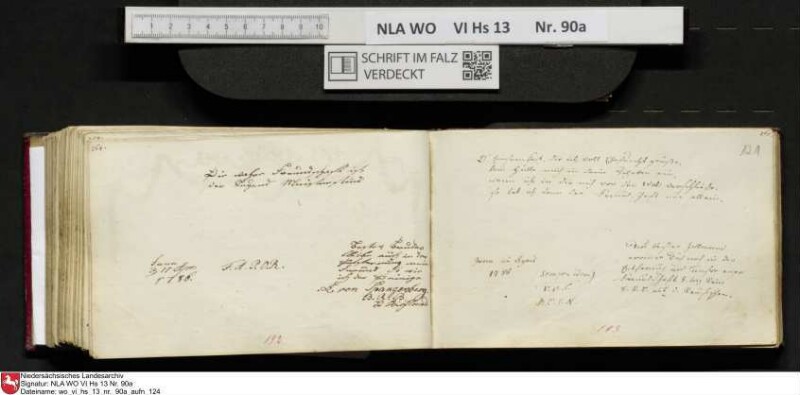 Stammbuch des Ernst Philipp Ludwig Zellmann (1763-1795) aus
                           Braunschweig