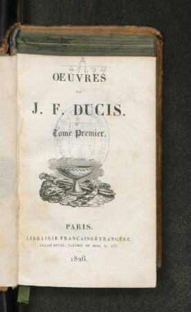 T. 1: Œuvres