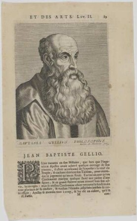 Bildnis des Paptista Gellius