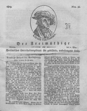 Nro. 56., Montag, den 20. März 1809