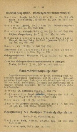 Schriftleitung des Deutschen Kriminalpolizeiblattes