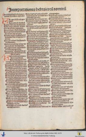 Interpretationes hebraicorum nominum