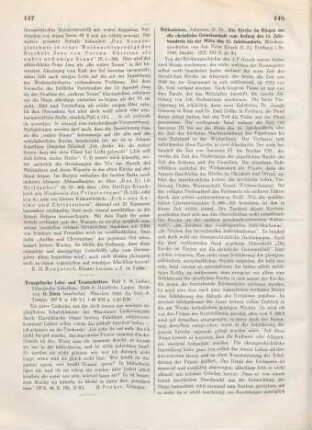148-149 [Rezension] Hollnsteiner, Johannes, Die Kirche im Ringen um die christliche Gemeinschaft