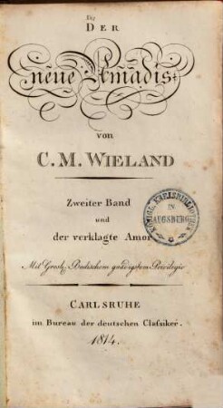 Der neue Amadis, 2