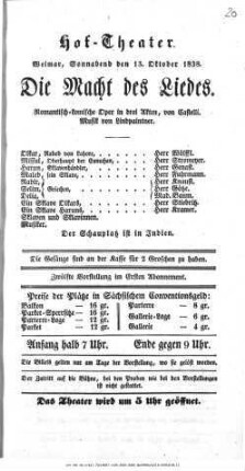Die Macht des Liedes