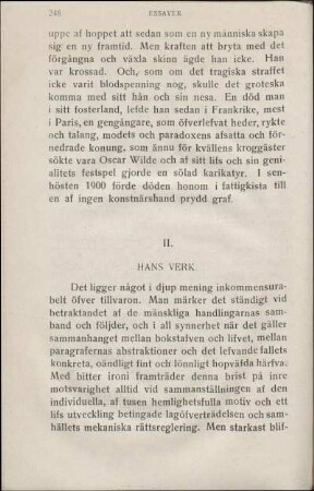 II. Hans Verk.