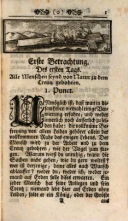 Des Bettenden Christen ... Geistliche Einsamkeit, 3. Zu Erhaltung der Gedult und des hohen Geists des Creutzes Abzihlend und eingerichtet