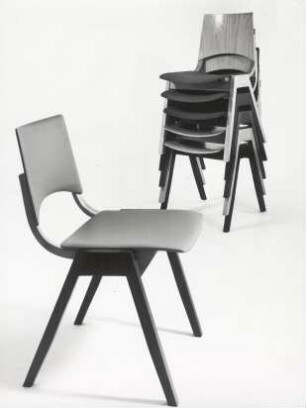 Wilkhahn Stapelstuhl "21 A", "22 A" und "23 A" von Roland Rainer