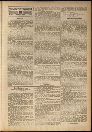 Zweite Ausgabe vom Samstag, den 08. Juli 1916.
