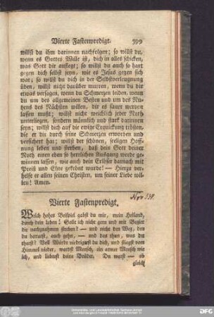 Vierte Fastenpredigt.