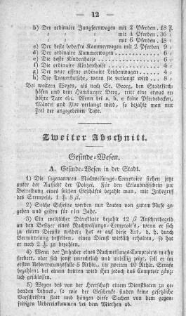 Zweiter Abschnitt. Gesinde-Wesen.