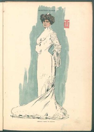 Nuestras damas - Señorita Teresa de Urquiza - [Dibujo]