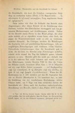 Ueber Themistokles und die Seeschlacht bei Salamis