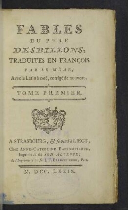 1: Tome Premier
