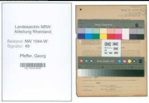 Entnazifizierung Georg Pfeffer , geb. 09.09.1888 ()